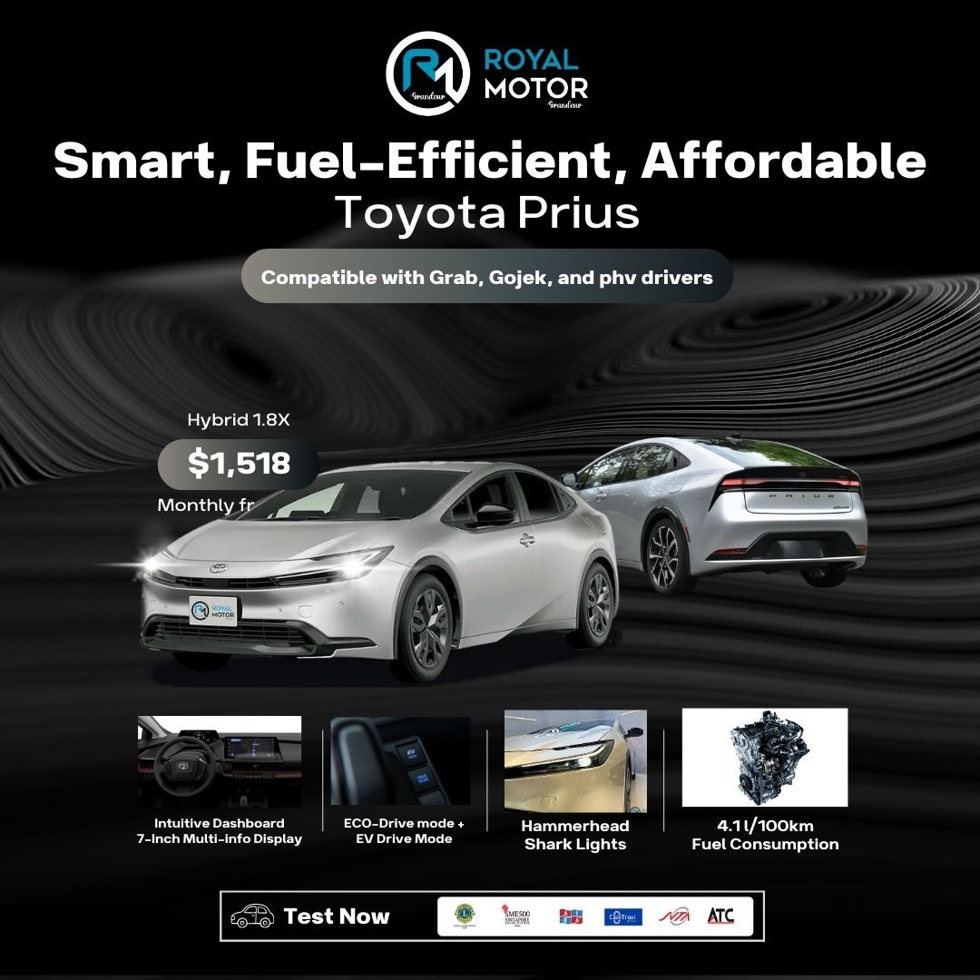 the 4 Models Singapore Drivers Actually Drive the Most- toyota prius