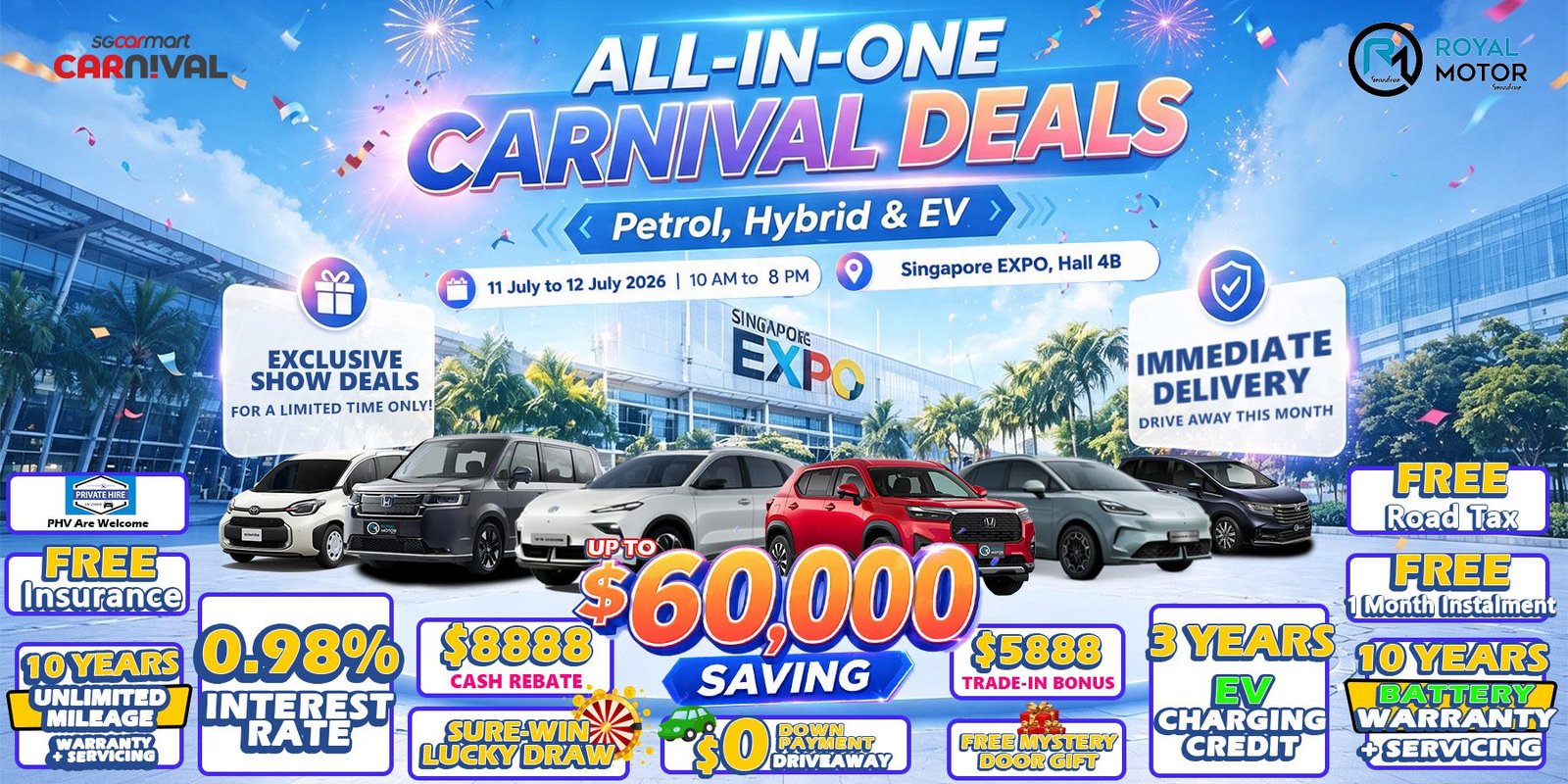 Royal-Motor-Grandeur-Carnival-Singapore-Carexpo-11-july-12-july-2026-10am-10pm