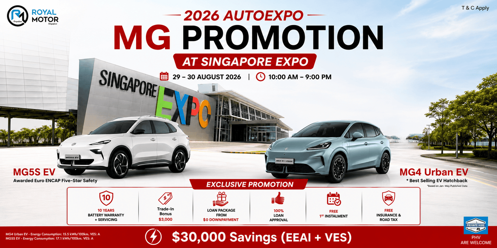 Royal Motor Grandeur Autoexpo-2026 at Singapore-expo-29-August-30-August-2026-10am-9pm