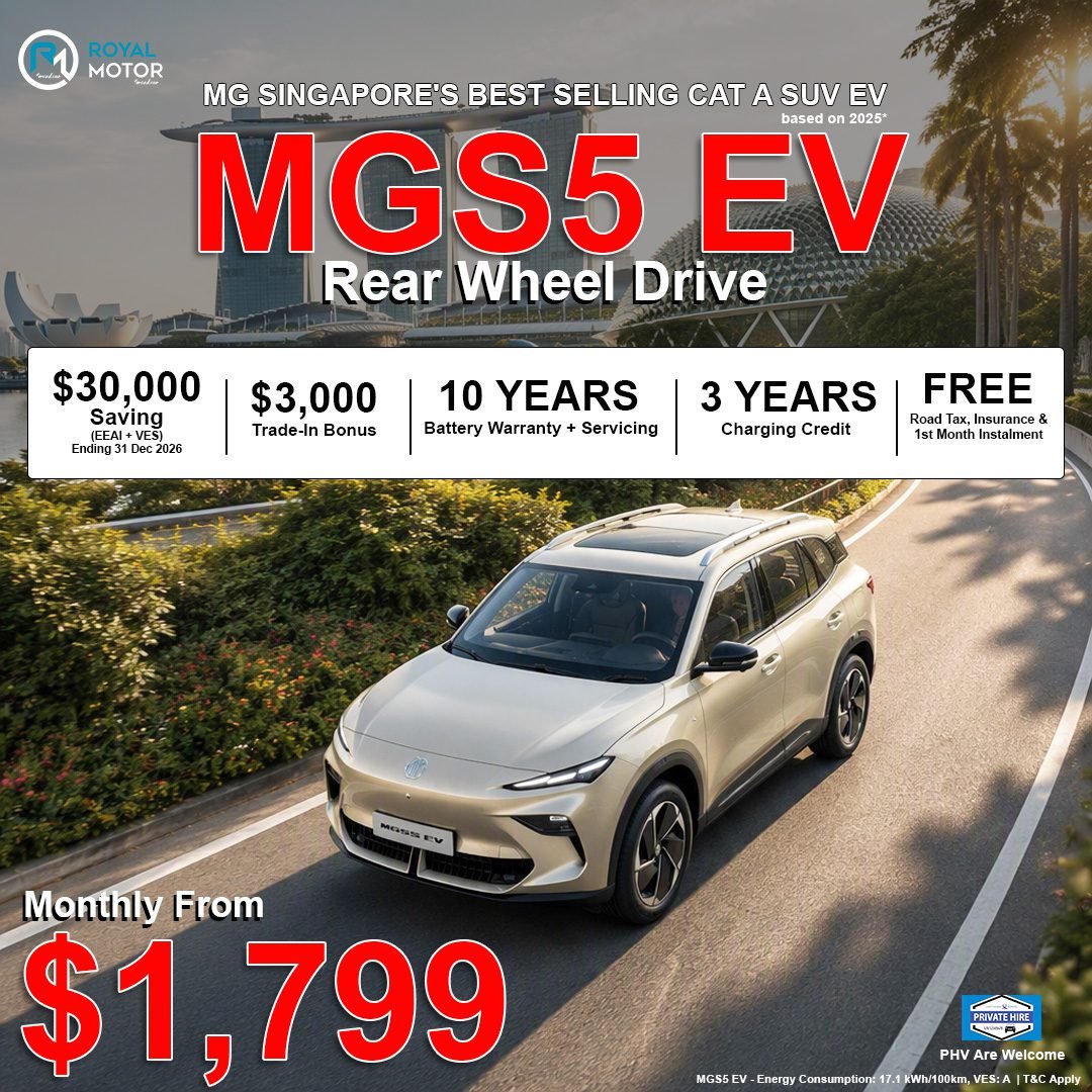 Royal Motor Grandeur – MGS5 EV Luxury promotion LP