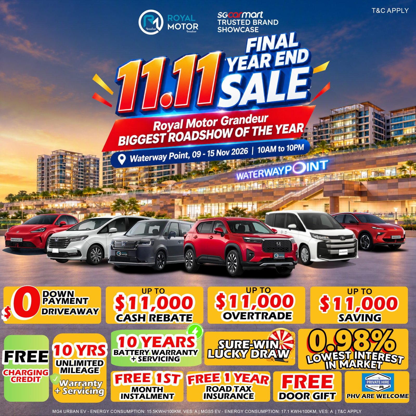 1080 waterwaypoint Top Car Dealers,Royal Motor Grandeur,honda,toyota,car promotion